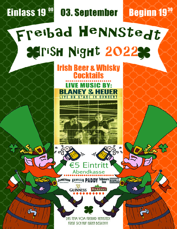 Flyer zu Irish Night